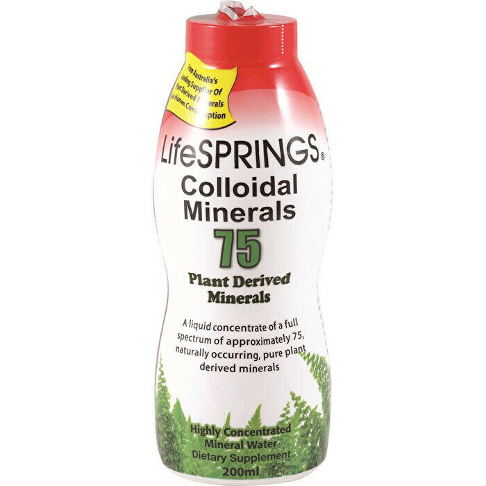 Colloidal Minerals 75 200ml - LifeSprings