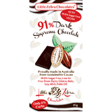 Little Zebra Chocolates Chocolate Dark 91% Supreme 85g