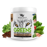 White Wolf Nutrition Greens Gut Health & Immunity 30 Serves Chocolate Malt