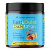 Martin & Pleasance Rest & Quiet Calm Pastilles Mixed Berry & Orange 100g