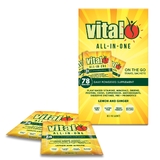 Vital All In One Lemon & Ginger Sachet Travel Box 30 x 11g