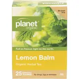 Planet Organic Lemon Balm Tea Bags 25 tea bags