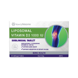 Henry Blooms Liposomal Vitamin D3 1000IU 30 Sublingual Tablets