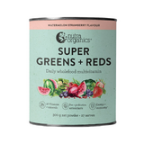 Nutra Organics Organic Super Greens + Reds Watermelon Strawberry 300g